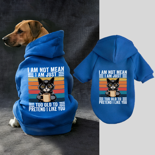 I AM NOT MEAN Puppy Hoodie | BKPet329