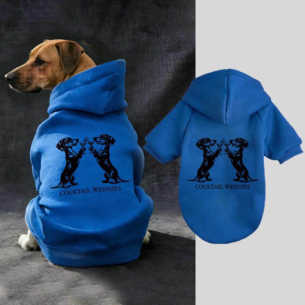 COCKTAIL WEENIES Puppy Hoodie | BKPet337