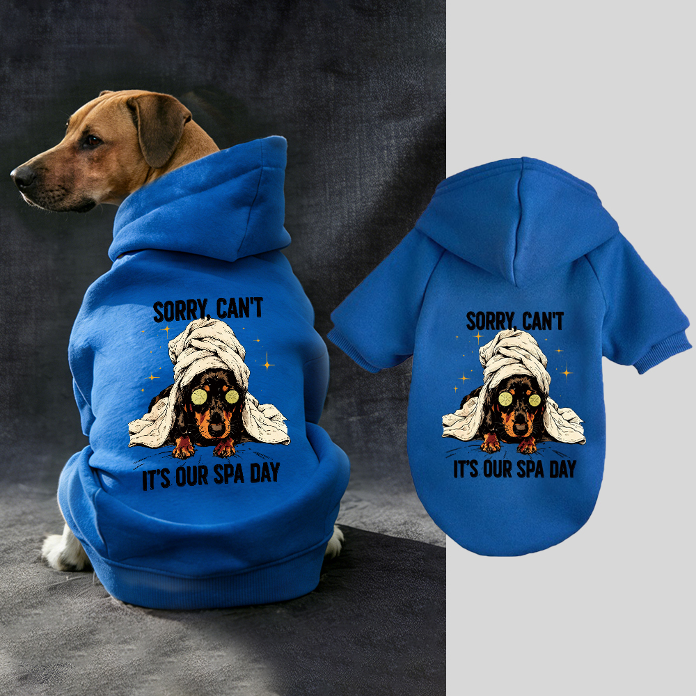 IT'S OUR SPA DAY Puppy Hoodie | BKPet339
