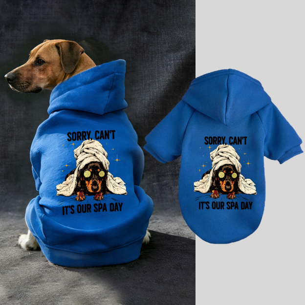 IT'S OUR SPA DAY Puppy Hoodie | BKPet339
