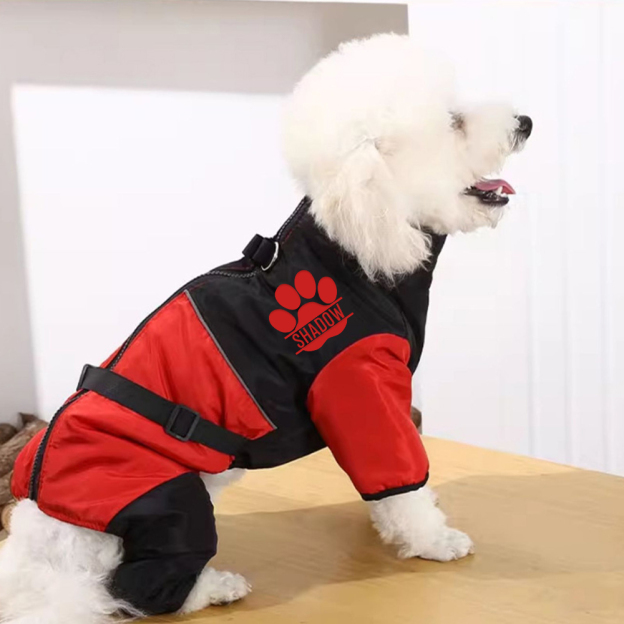 Personalized Pet Winter Warm Windproof Puffer Jacket | BKPet345