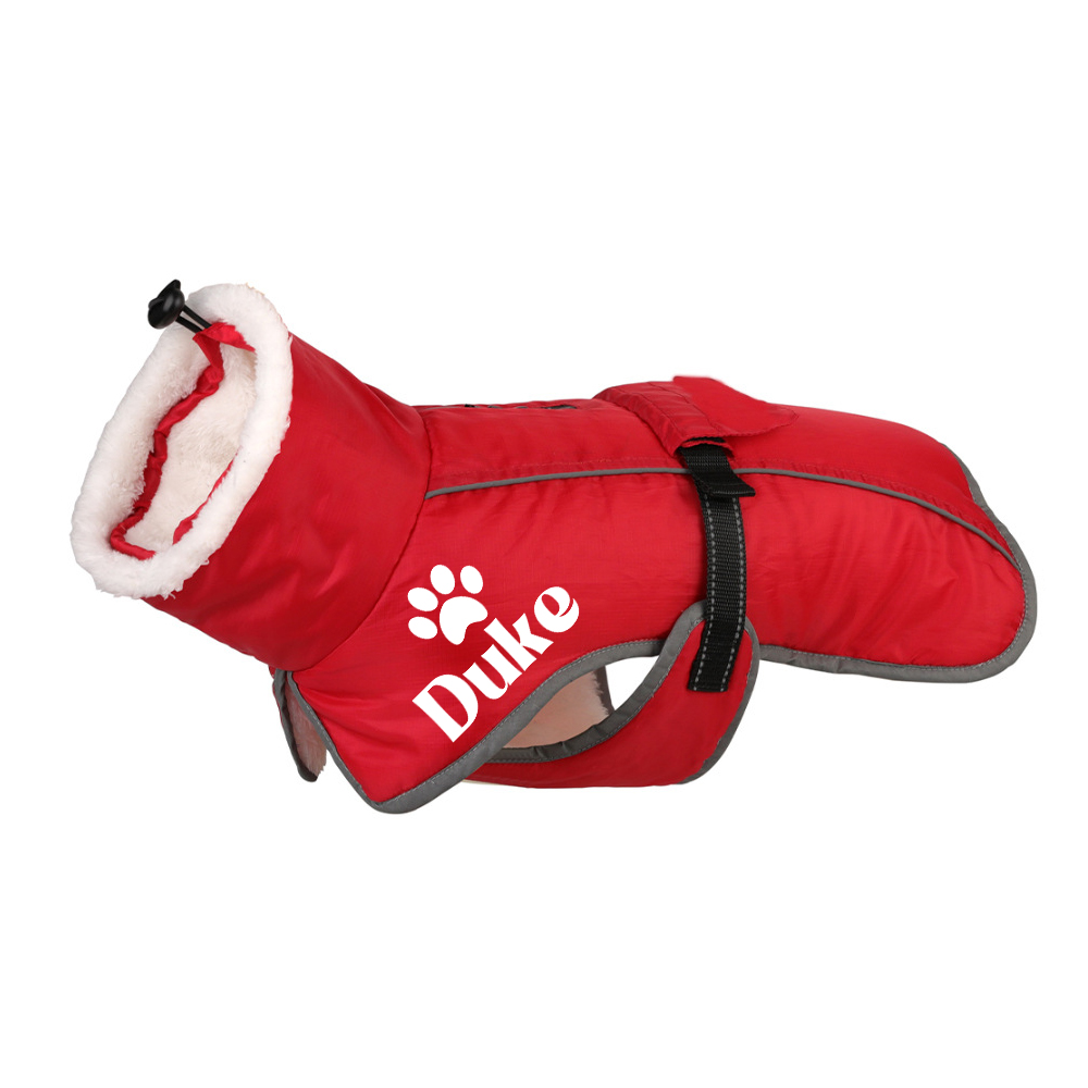 Personalized Winter Warm & Waterproof Cotton Coat For Pets | BKPet595