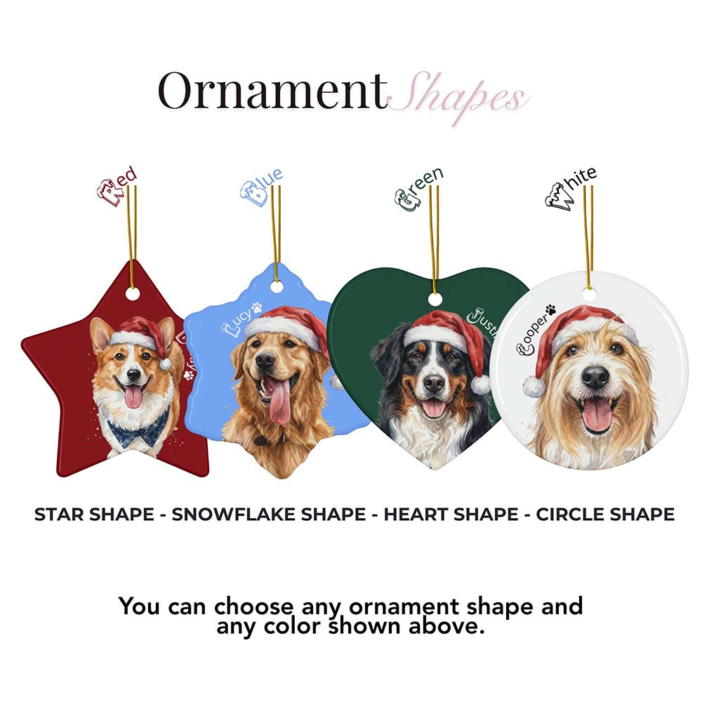 Personalized Pets Adorable Christmas Tree Ornament | MNGift46