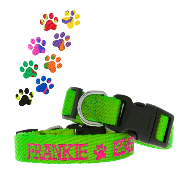 Personalized Embroidered Pet Collar for Funny & Unique | BKPet37