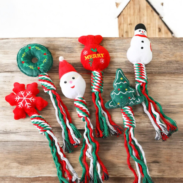 Personalized Christmas Pet Squeaky Chew Toy | MCGift111