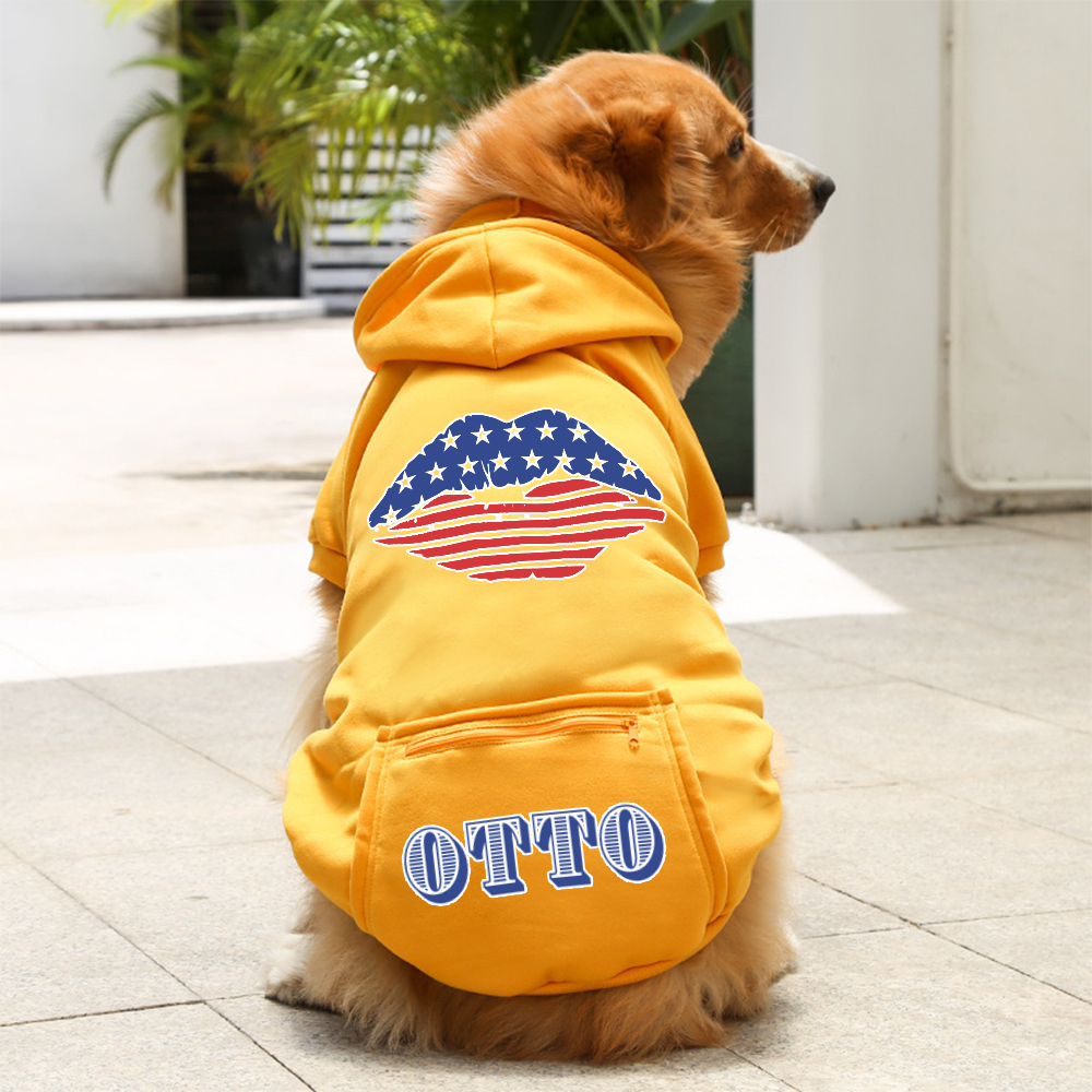 Personalized The 4th of July Pet Hoodie | BKPet153
