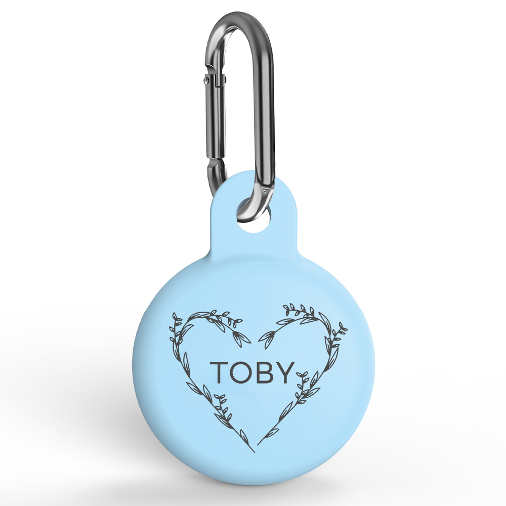 Personalized Pet AirTag Silicone Collar Holder | BKPet174