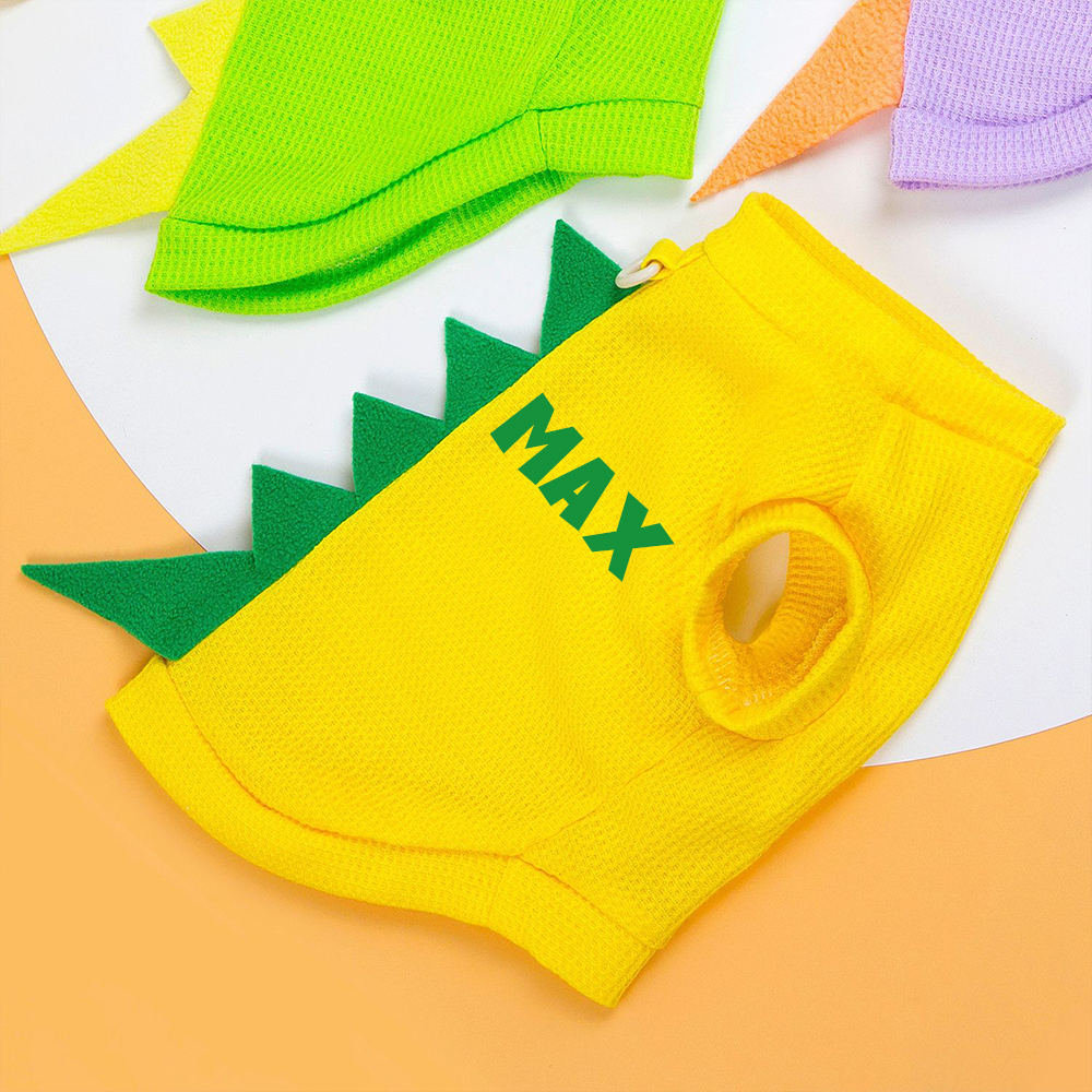 Personalized Pet Summer Lovely Dinosaur Shirt | BKPet179