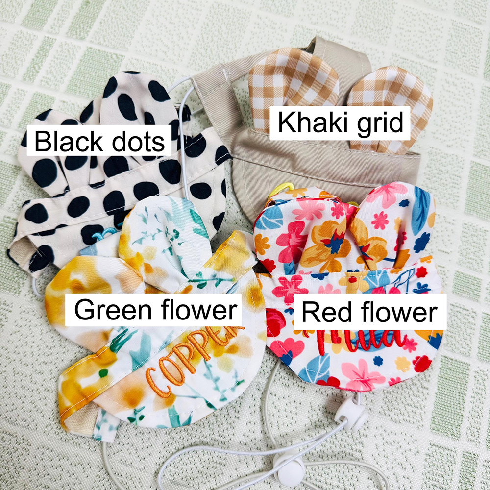 Personalized Embroidery Lovely Pet Hat with Ears | BKPet185