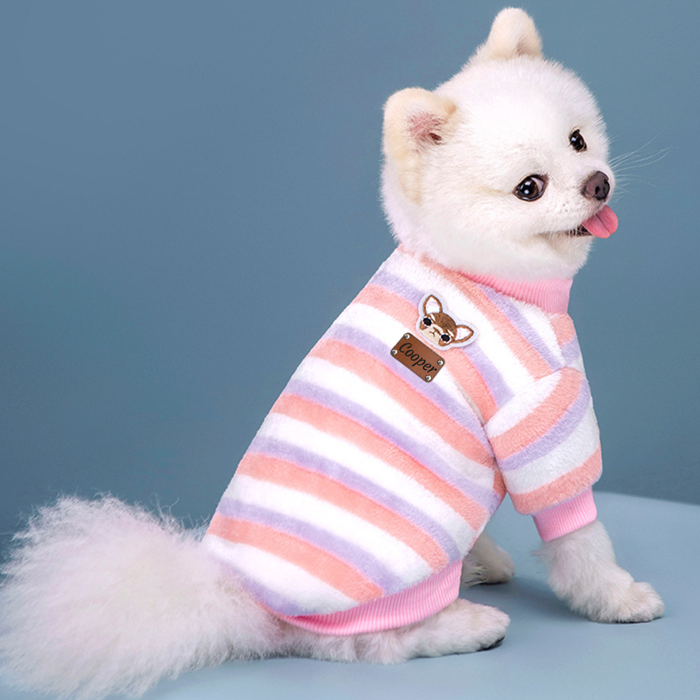 Personalized Casual Winter Warm Breathable Dog Cat Sweatshirt | BKPet211