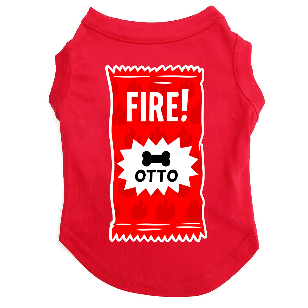 Personalized Funny Hot Sauce Packets Matching Pet Shirt | BKPet227