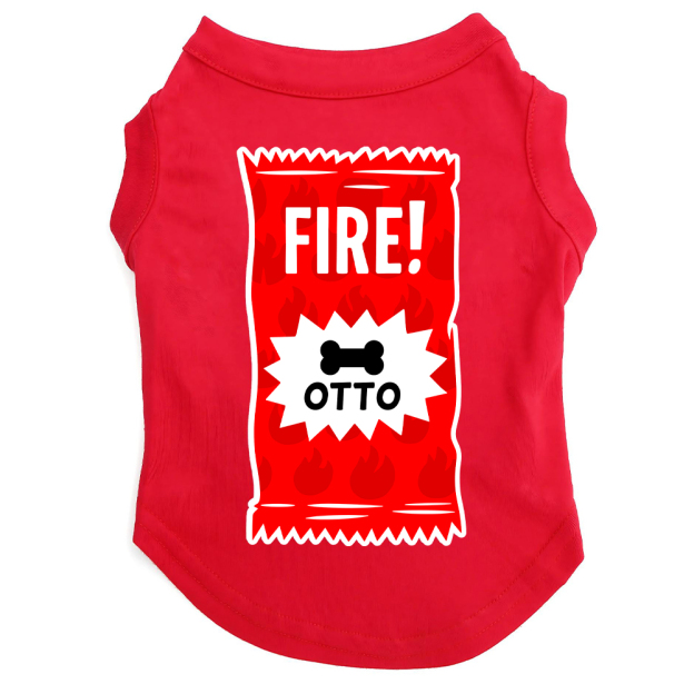Personalized Funny Hot Sauce Packets Matching Pet Shirt | BKPet227