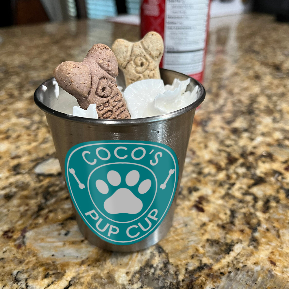 Personalized Pet Stainless Steel Reusable Pup Cup Mug | BKPet26301