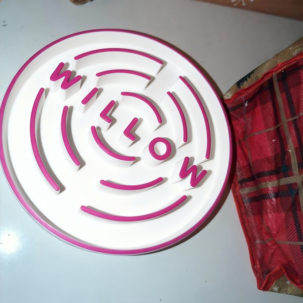 Personalized 3D Printed Dog Slow Feeder Bowl | BKPet354