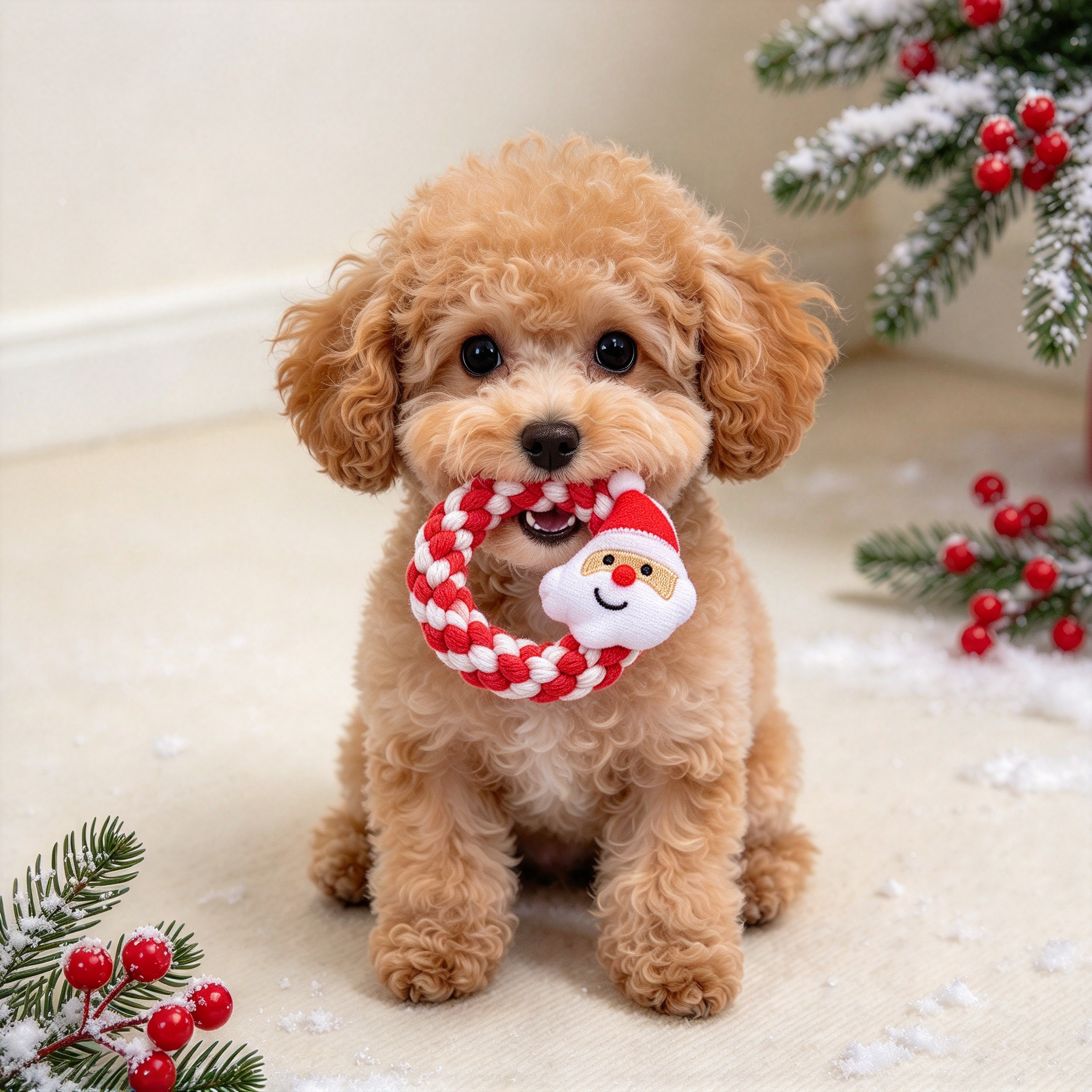 Christmas Rope Pet Knotted Chew Toy | MNToy29