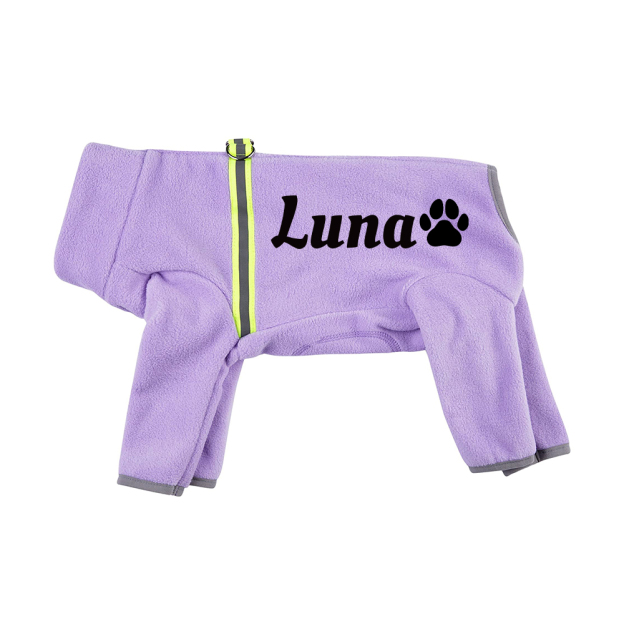 Personalized Pet Winter Warm Fleece Long Sleeve Sweater | BKPet312