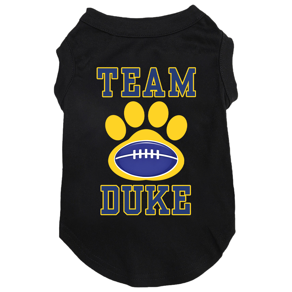 Personalized Football Team Pet Paw Soft Shirt | BKPet426