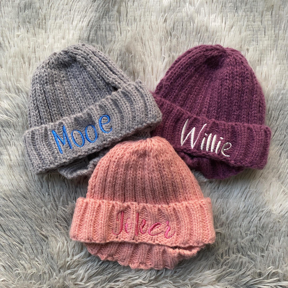 Personalized Embroidered Pet Knit Beanie | BKPet433