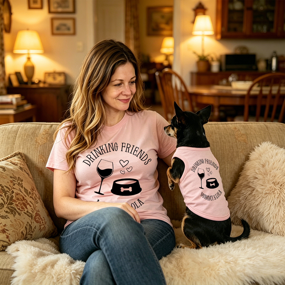 Personalized Mommy/Daddy & Pet Matching Shirt | BKPet460