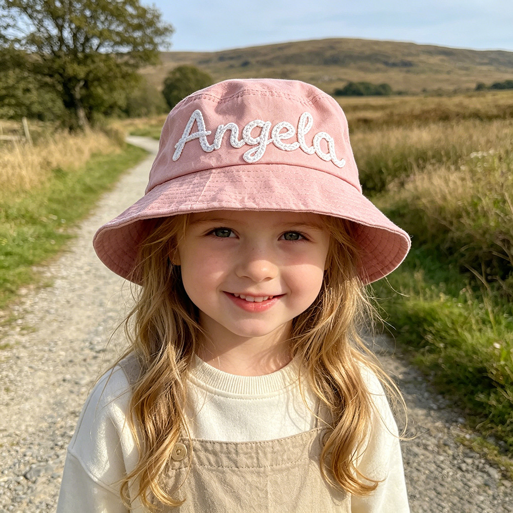 Personalized Embroidery Baby Bucket Hat With Name | MNSummer11