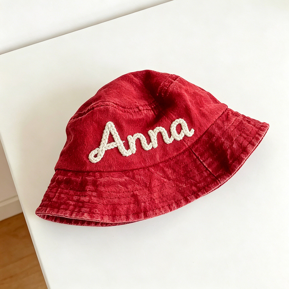 Personalized Embroidery Baby Bucket Hat With Name | MNSummer11