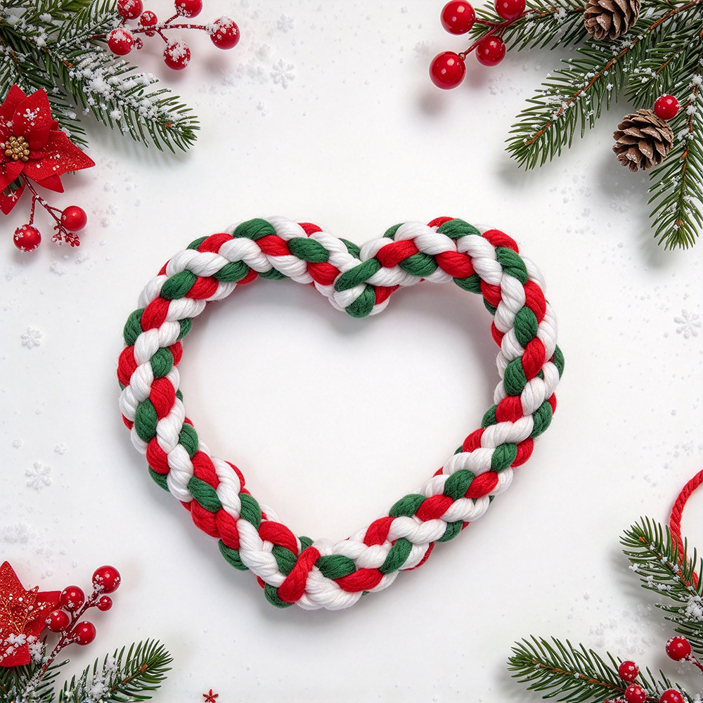 Christmas Rope Pet Knotted Chew Toy | MNToy29