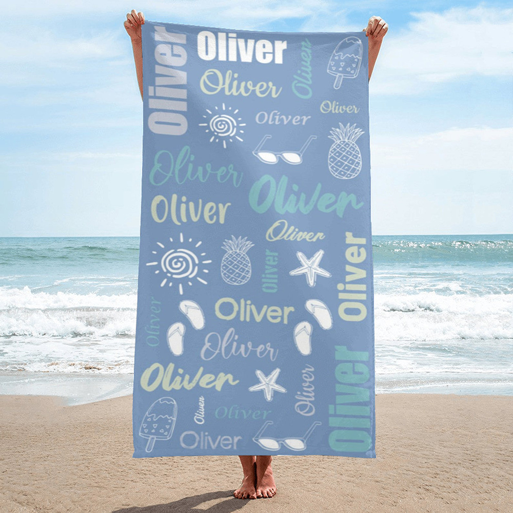 Personalized Lovely Kid Towel for Summer & Beach | MNSummer26