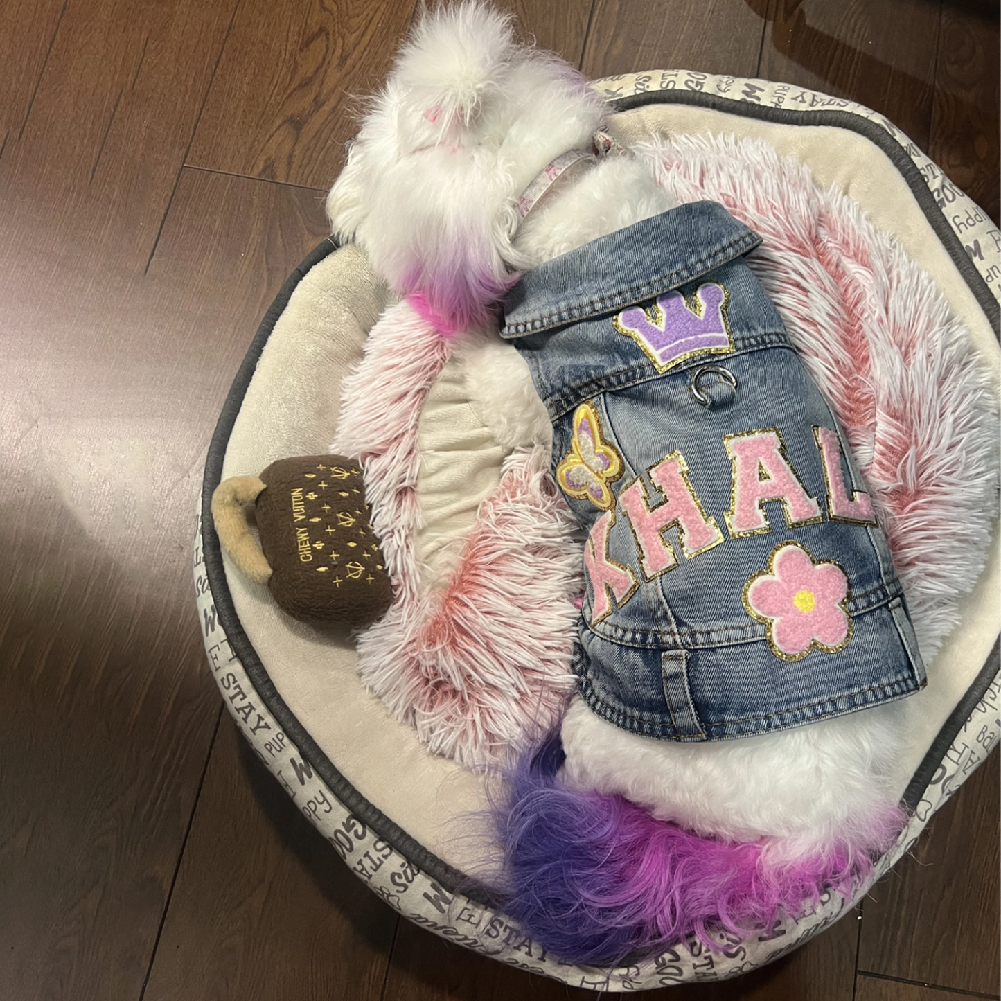 Personalized Hand Patch Pets Denim Jacket for Comfort and Unique | BKPet26