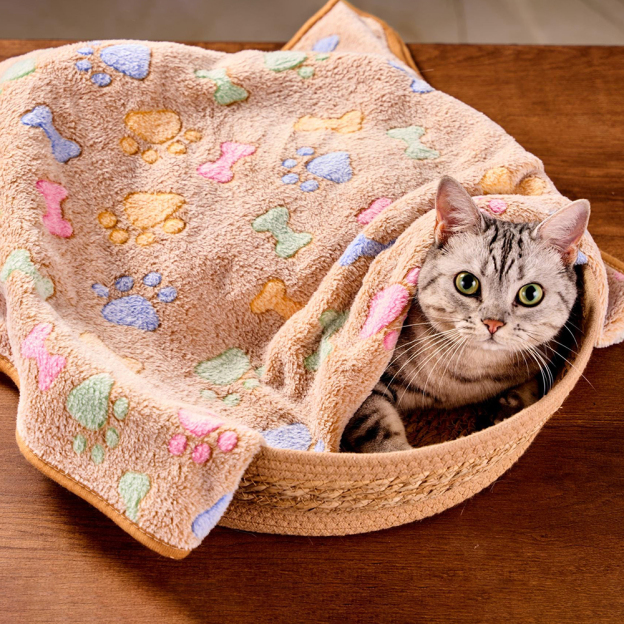 Personalized Embroidered Lovely Flannel Pet Blanket | BKPet198