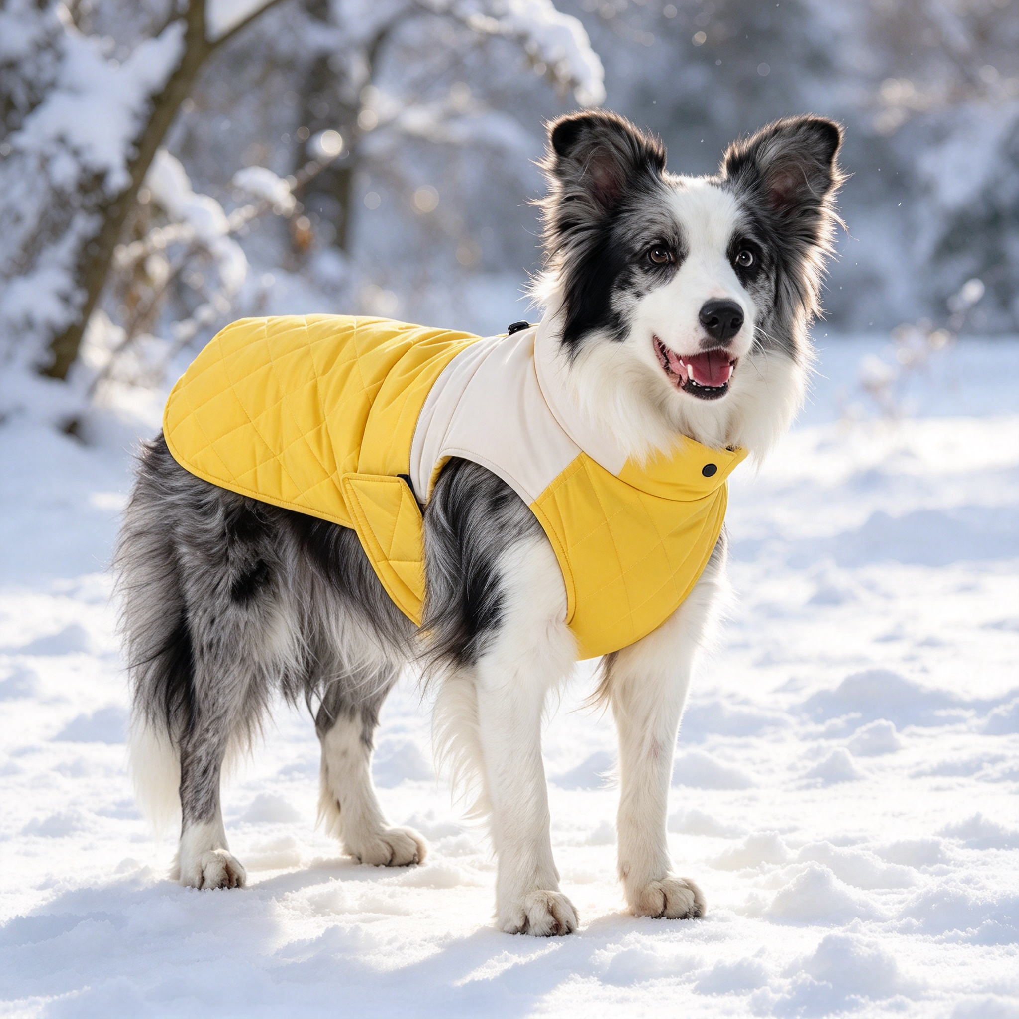 Personalized Winter Warm Windproof Puffer Jacket for Pets | BKPet615