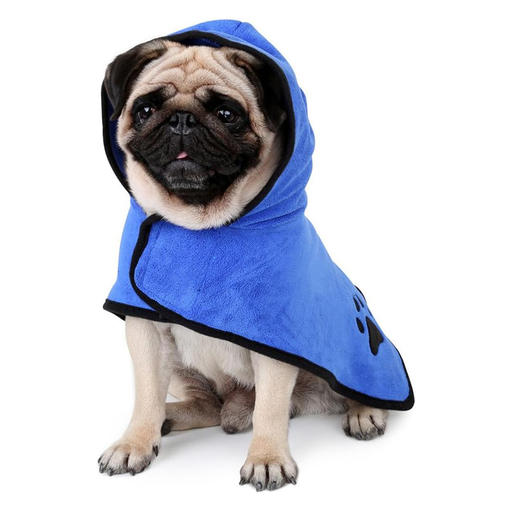 Personalized Pet Embroidery Soft Bathrobe Towel | BKPet92