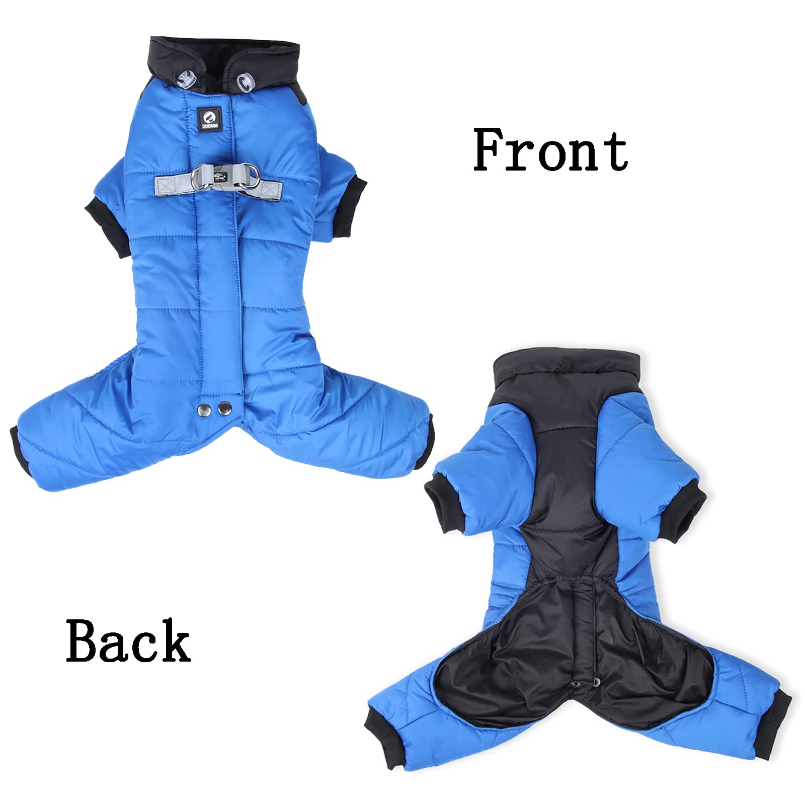 Personalized Pet Winter Warm Windproof Puffer Jacket | BKPet272
