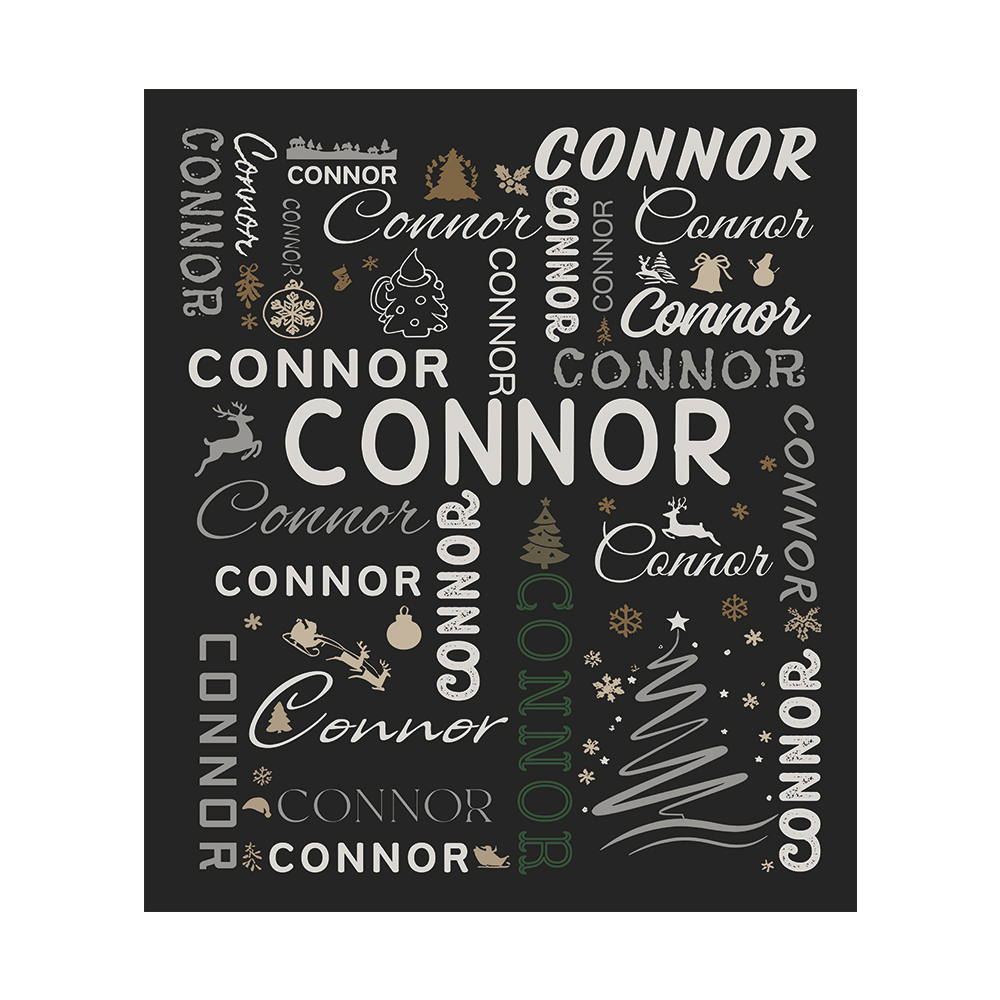 Personalized Christmas Blanket for Comfort & Unique | MNHome107