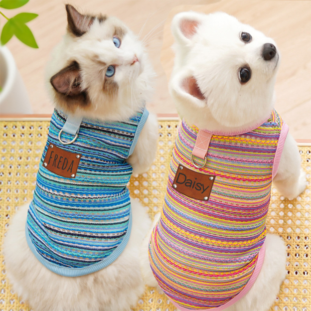 Personalized Breathable Pet Summer Cool Mesh Vest | BKPet191