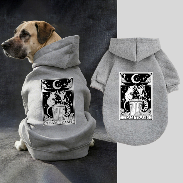 TEAM TRASH Puppy Hoodie | BKPet322