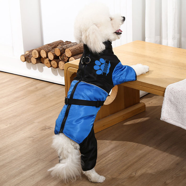 Personalized Pet Winter Warm Windproof Puffer Jacket | BKPet345