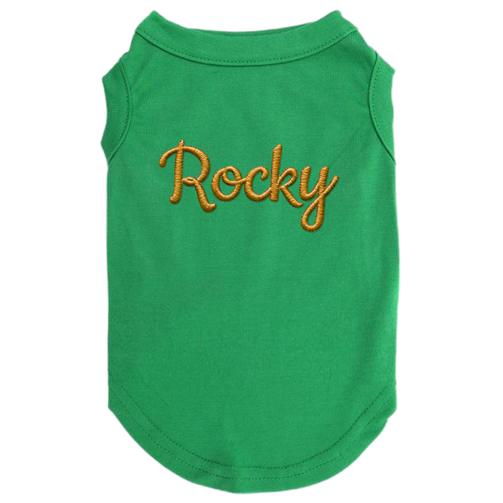 Personalized Embroidery Soft Large Size Pet Shirt | BKPet442