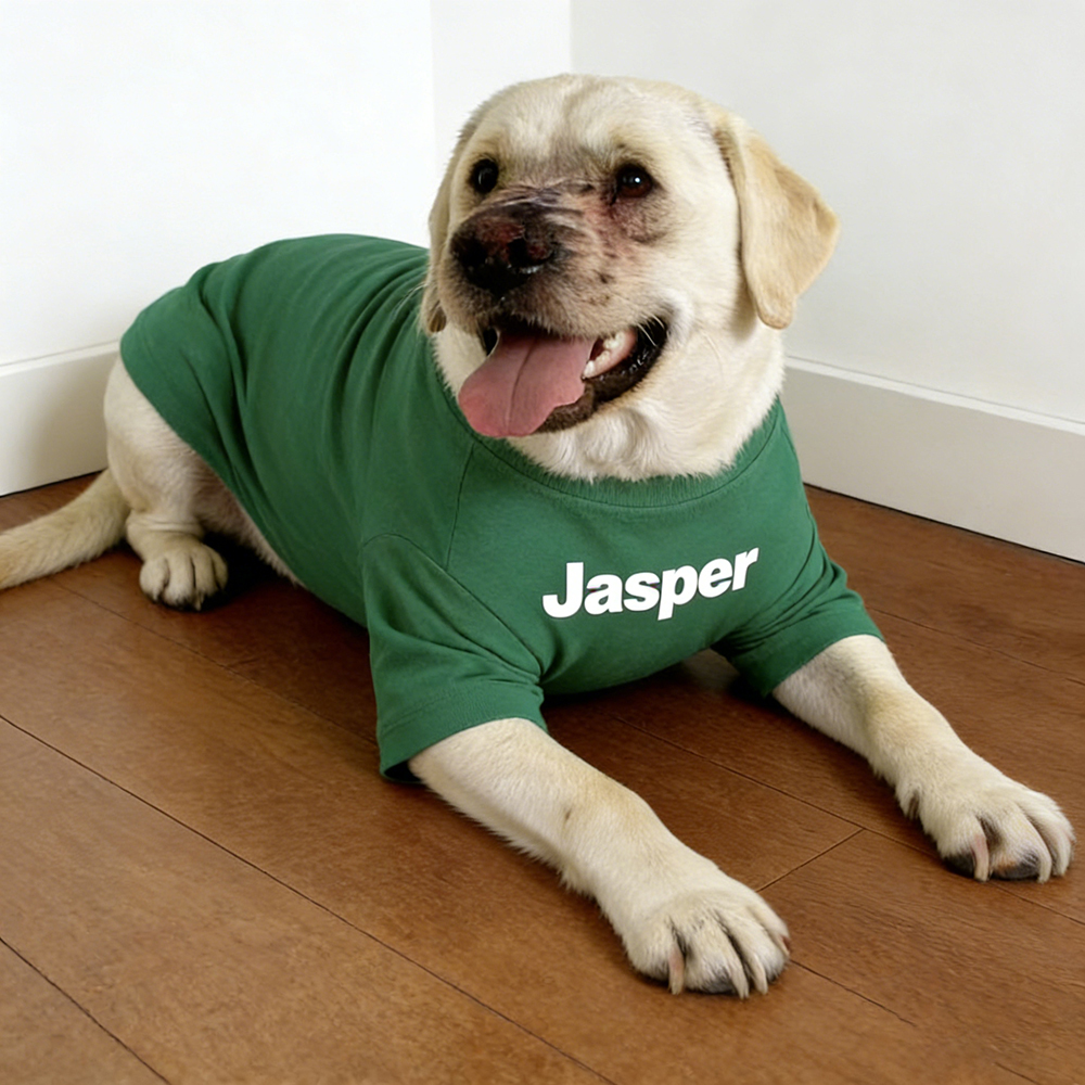 Personalized Chicken Nuggets Large Size Soft Pet Tee | BKPet447