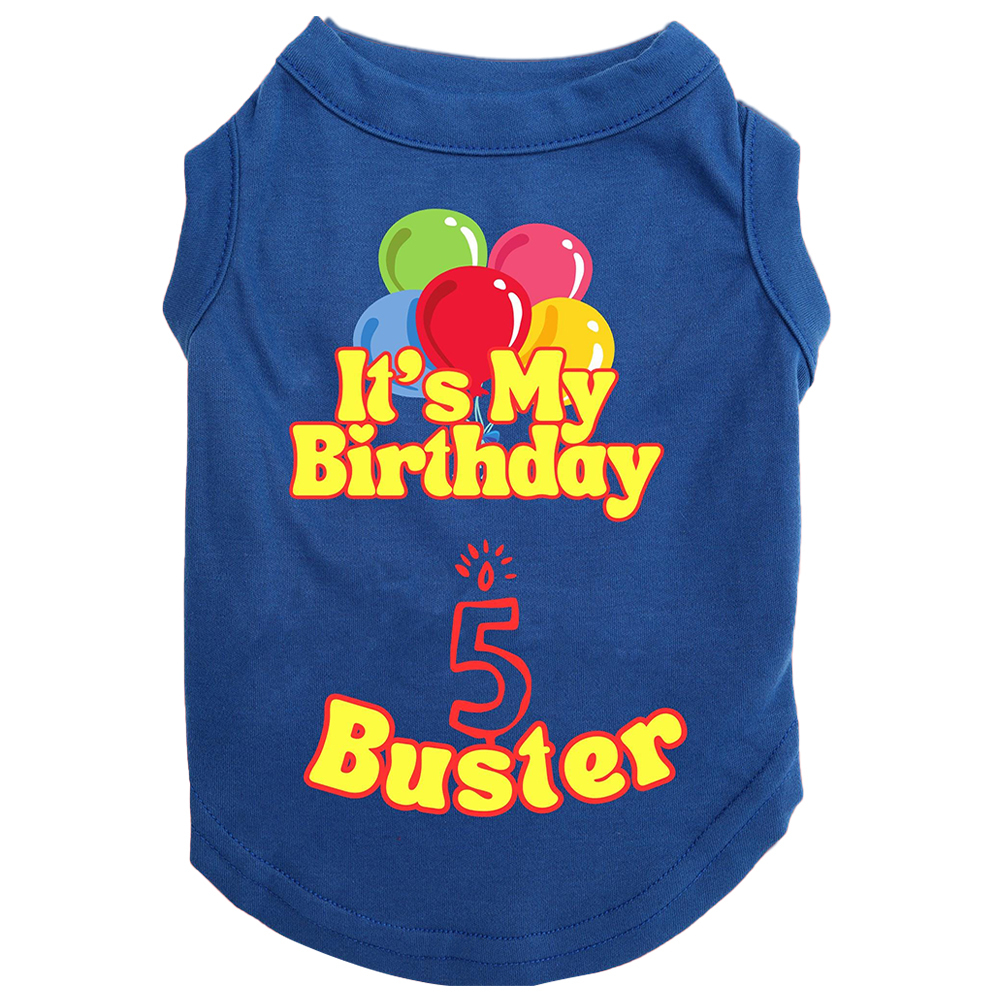 Personalized It’s My Birthday Pet Shirt | BKPet449