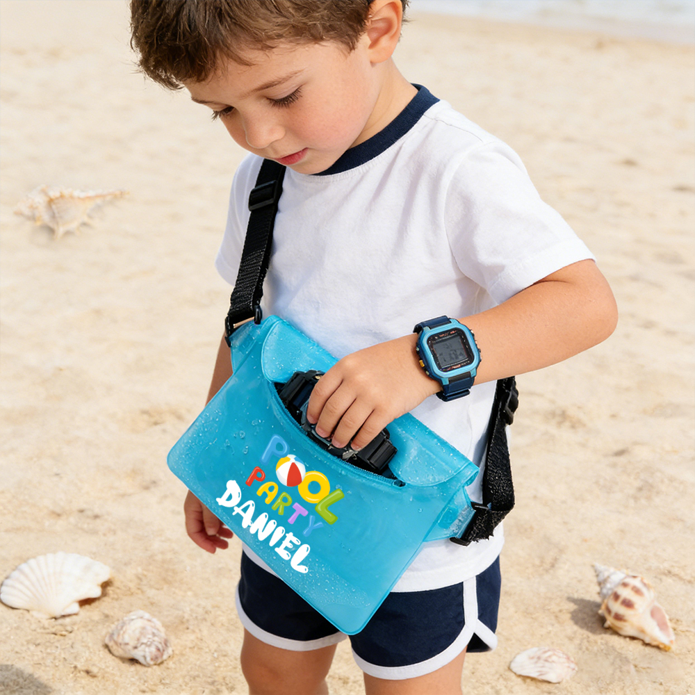 Personalized Colourful Waterproof Pool Beach Bag | MNSummer08