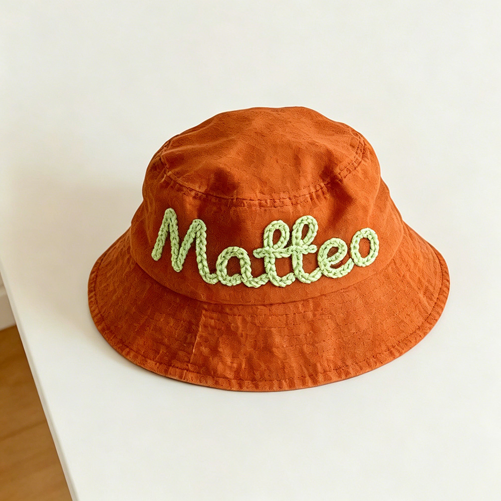 Personalized Embroidery Baby Bucket Hat With Name | MNSummer11