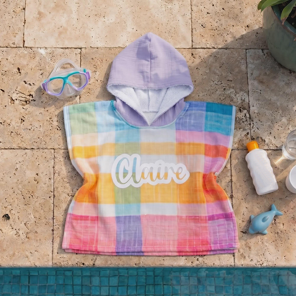 Personalized Hooded Beach Towel for Summer & Beach | MNSummer23