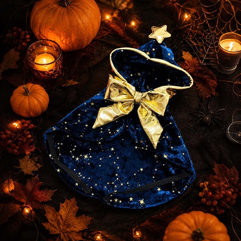 Personalized Halloween Wizard Cape For Pets | MNHalloween21