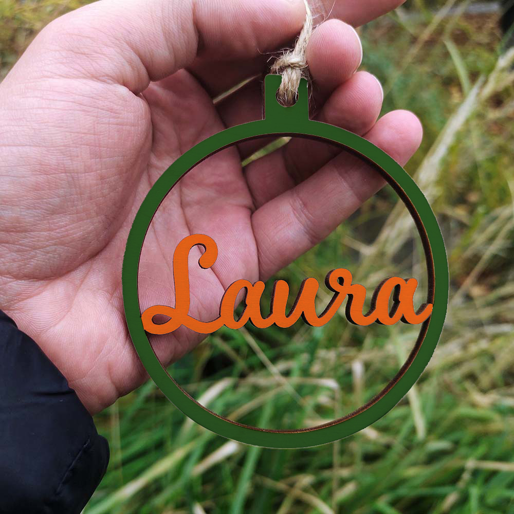 Personalized Wooden Christmas Ornaments | MNGift20