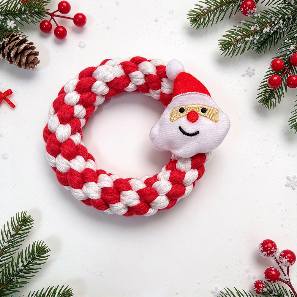 Christmas Rope Pet Knotted Chew Toy | MNToy29