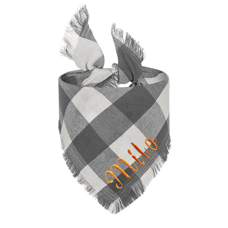 Personalized Autumn Dog Bandana for Comfort & Unique | BKPet19