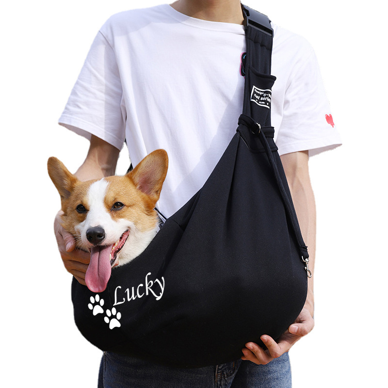 Personalized Pet Hands Free Sling Carrier | BKPet43