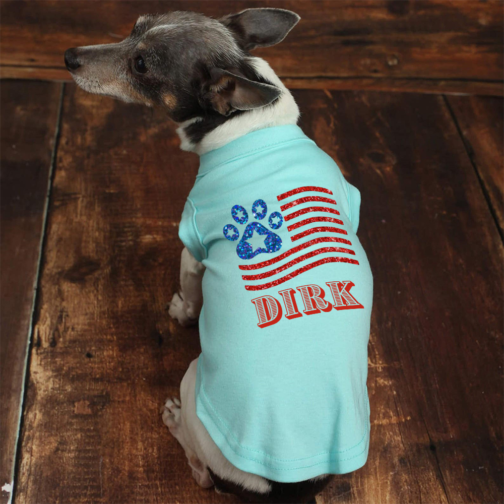 Personalized The 4th of July Soft Pet Shirt | BKPet151
