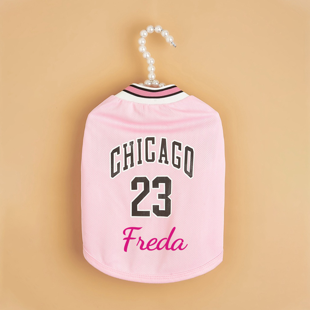 Personalized Pet Basketball Breathable Sport Jersey | BKPet169