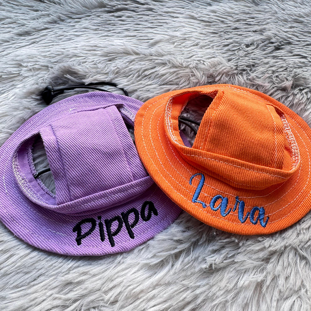Personalized Embroidery Adjustable Pet Sun Bucket Hat | BKPet183